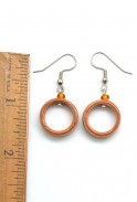 Small Ceramic Hoop Dangles